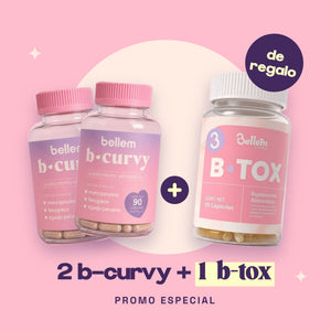 Pack 2 B-Curvy + B-Tox de regalo